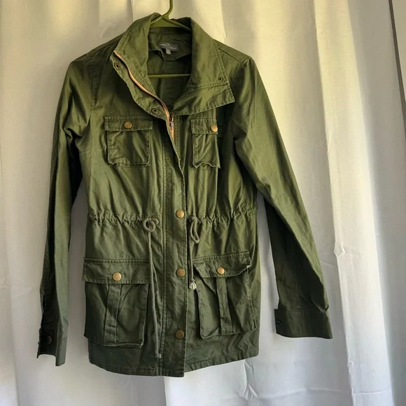 Olive green utility jacket - Picture 1 of 6